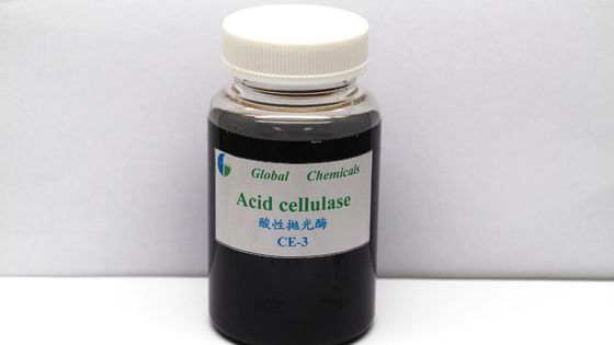 textile Acid Enzymes chemicals Cellulase Liquid Enzyme Textile CE-3 with Brown